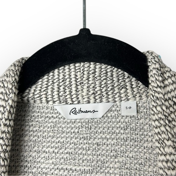 Reitmans Black & White Open Cardigan S - Picture 5 of 5
